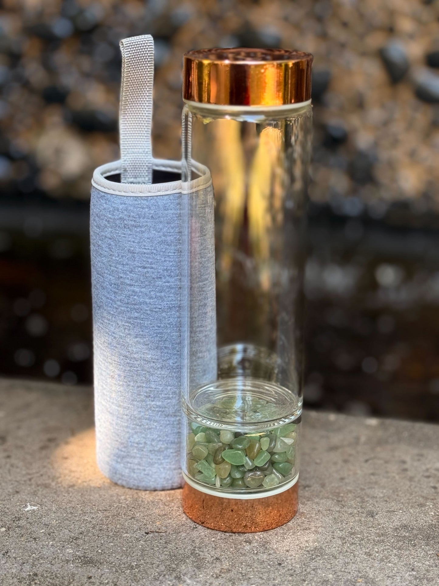 π§ Quench Your Soul's Thirst with This Crystal Energy Water Bottle! π§