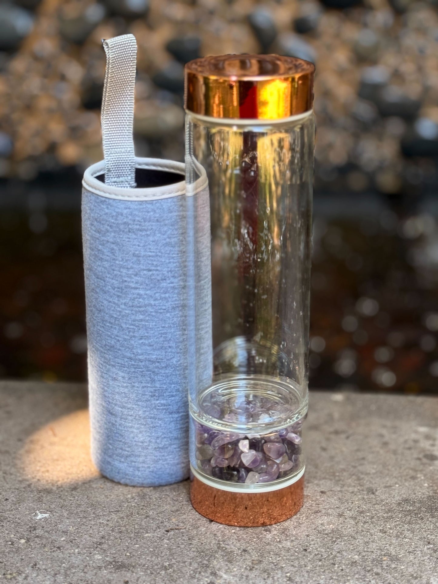 π§ Quench Your Soul's Thirst with This Crystal Energy Water Bottle! π§