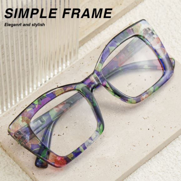 Stylish & Functional Large Frame Reading Glasses – Sold Individually