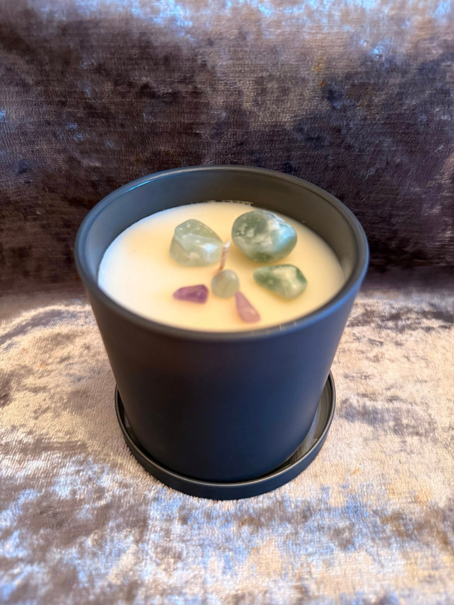 Elevate Your Space with Soulful Treasures Crystal Candles π―π