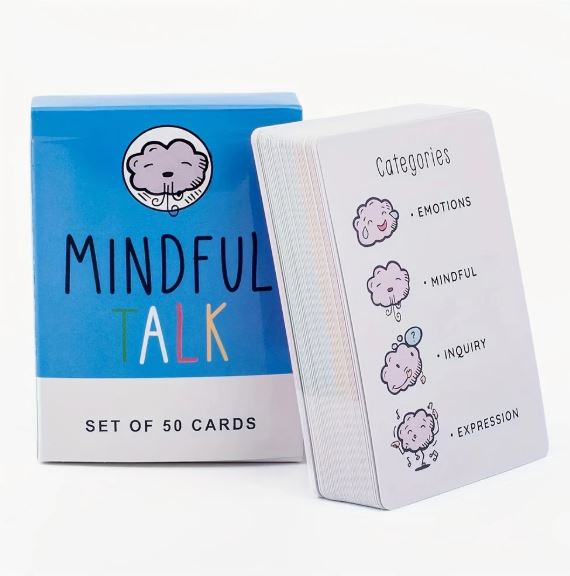 MINDFUL TALK – 50 Conversation Cards for Teens & Parents
