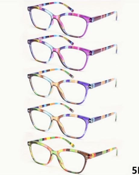 Vibrant & Durable β Rectangular Reading Glasses (Sold Individually)