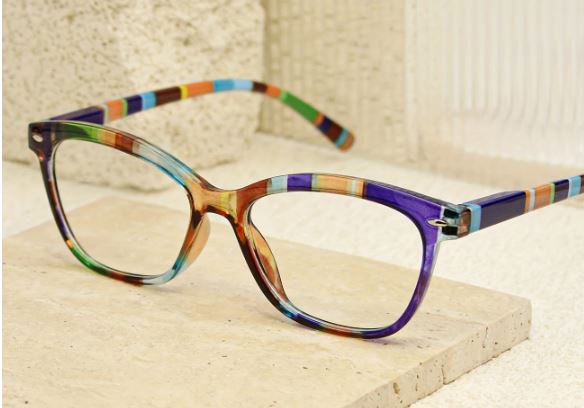 Vibrant & Durable β Rectangular Reading Glasses (Sold Individually)