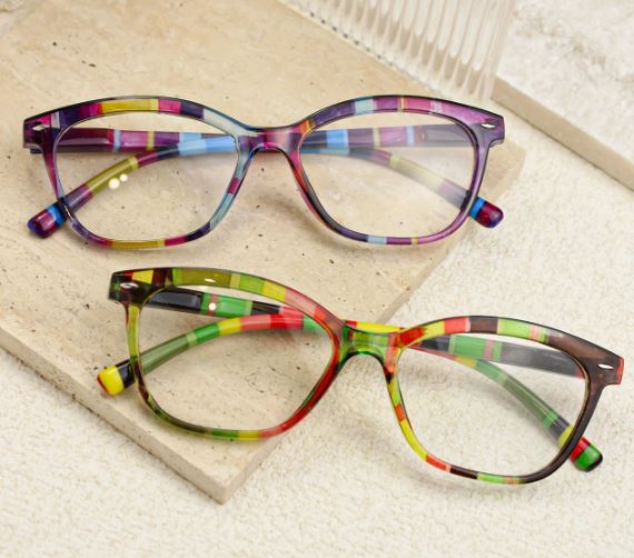 Vibrant & Durable β Rectangular Reading Glasses (Sold Individually)