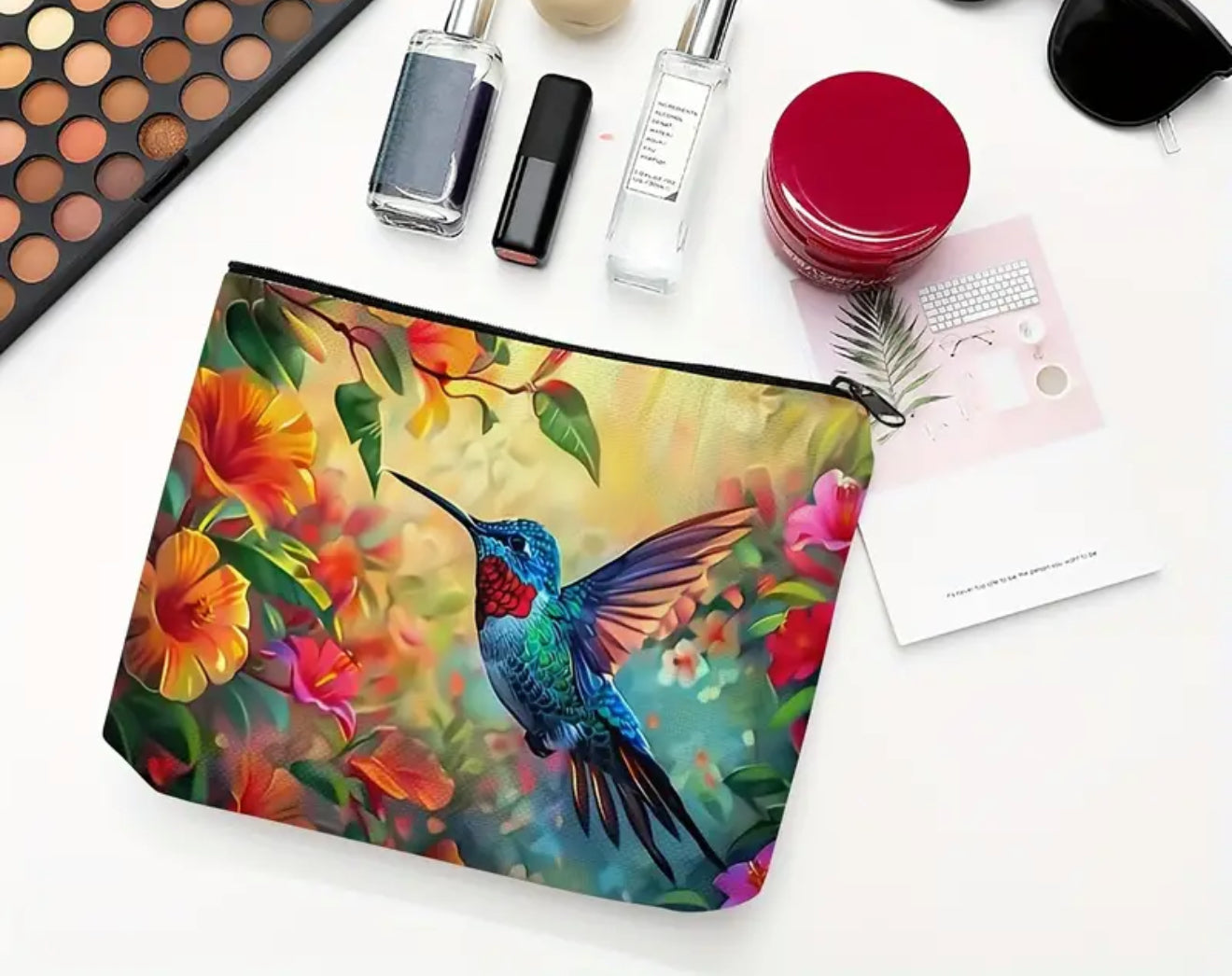 πͺΆ Radiant Hummingbird Pouch β A Messenger of Hope, Vitality & Joyful Energy
