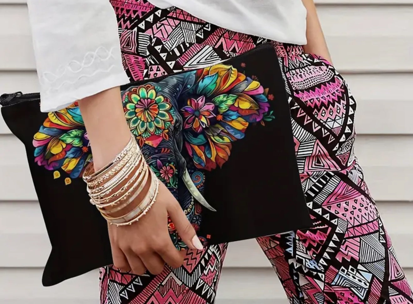 π Embark on Your Journey with the Vibrant Elephant Spirit Pouch π