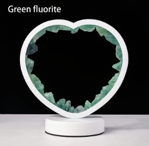 ๐ Transform Your Space with the Natural Crystal Raw Stone Love Model Night Light! โจ๐