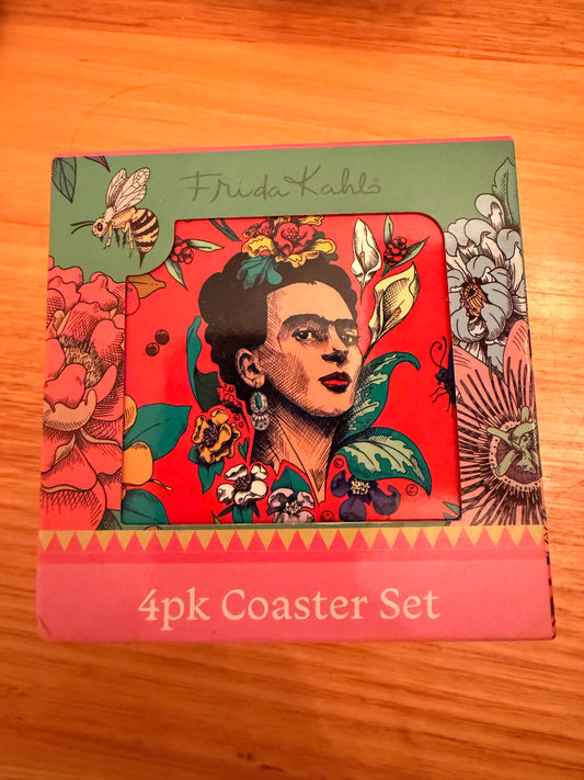 Ignite Your Creativity with the Frida Kahlo Coaster Set
