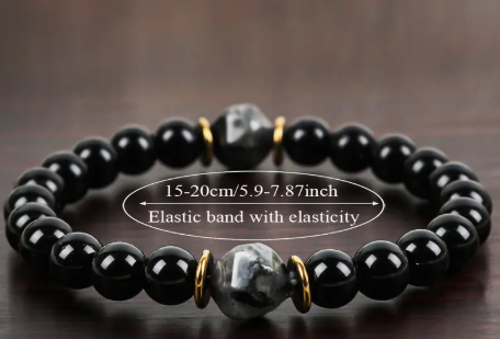 Embrace Powerful Protection and Clarity with our Black Obsidian bracelet ⚫