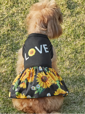 🌻Sunflower Love Pet Dress❤️