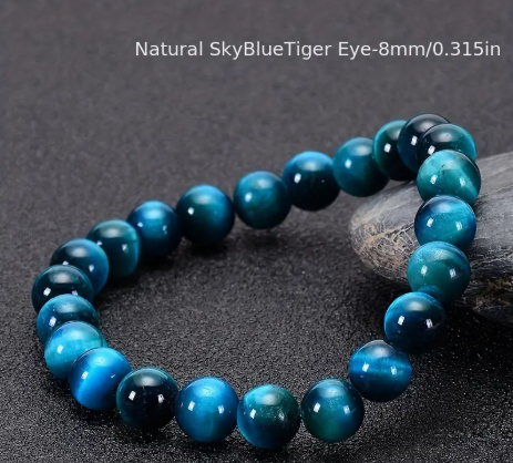 ✨ Color your style with elegance! ✨ 8mm Tiger Eye Bracelets in Rose Red, Purple, Blue & Green – the perfect gift for you or someone special. 💎💫