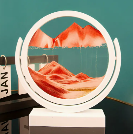 🌟 New Arrival: 3D Flip Round Liquid Quicksand Painting! 🌊⏳