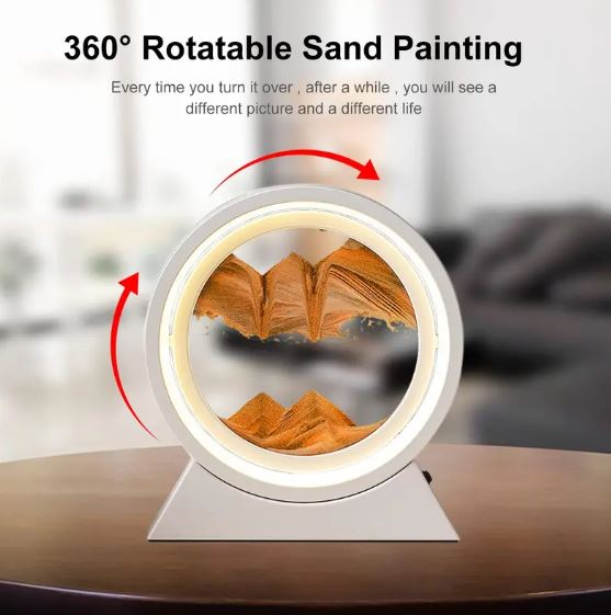 🌟 New Arrival: 3D Flip Round Liquid Quicksand Painting! 🌊⏳