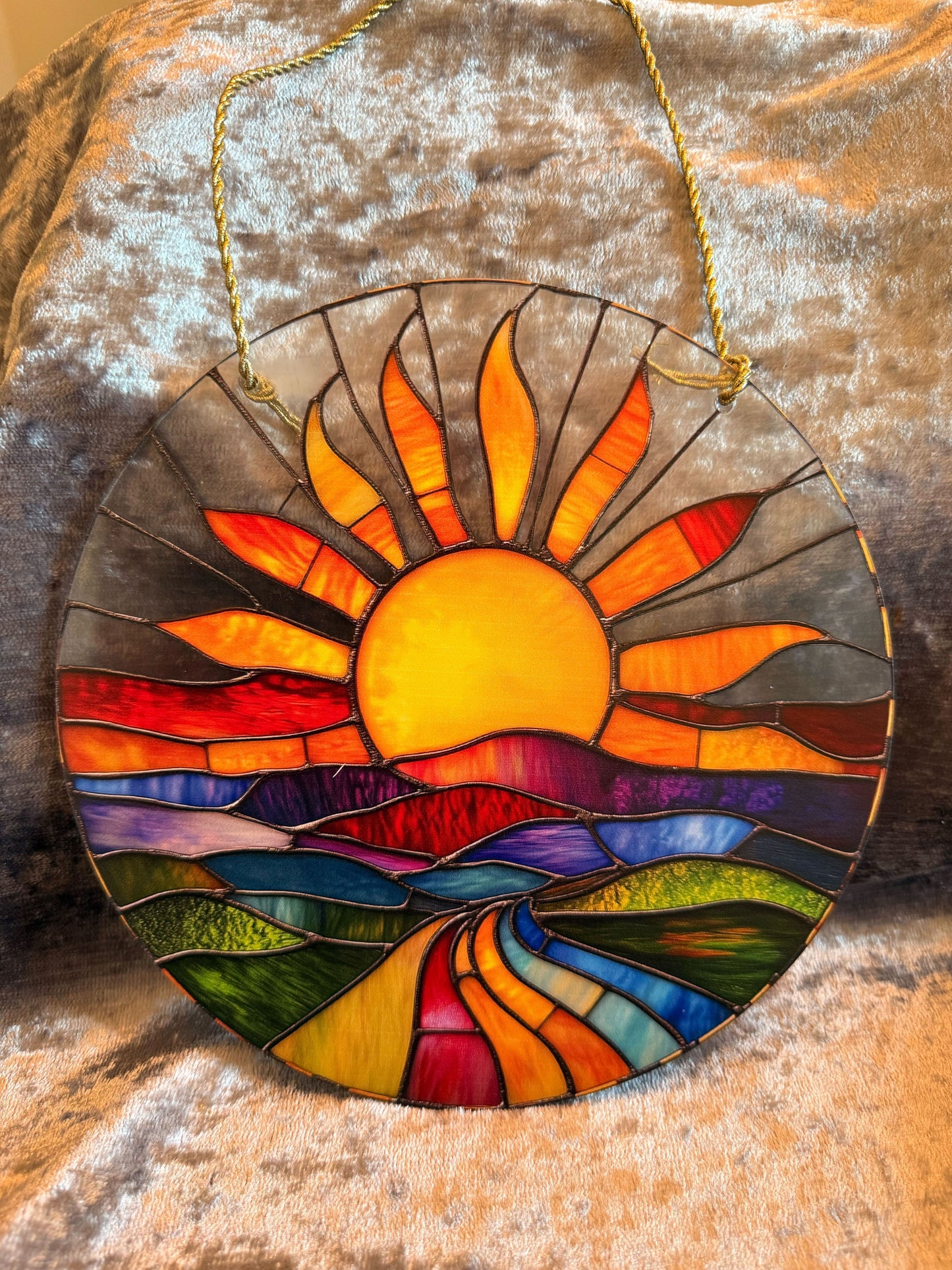 ☀️ Let the Light Shine In with This Handcrafted Sunburst Suncatcher! ☀️