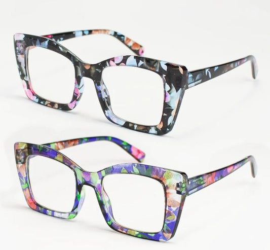 Stylish & Functional Large Frame Reading Glasses – Sold Individually