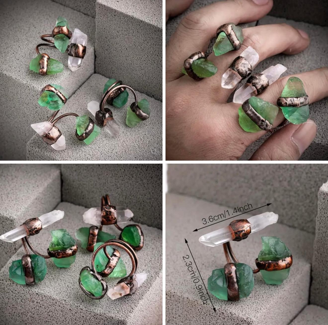 Raw, Radiant & Ready to Wear this Crystal ring!