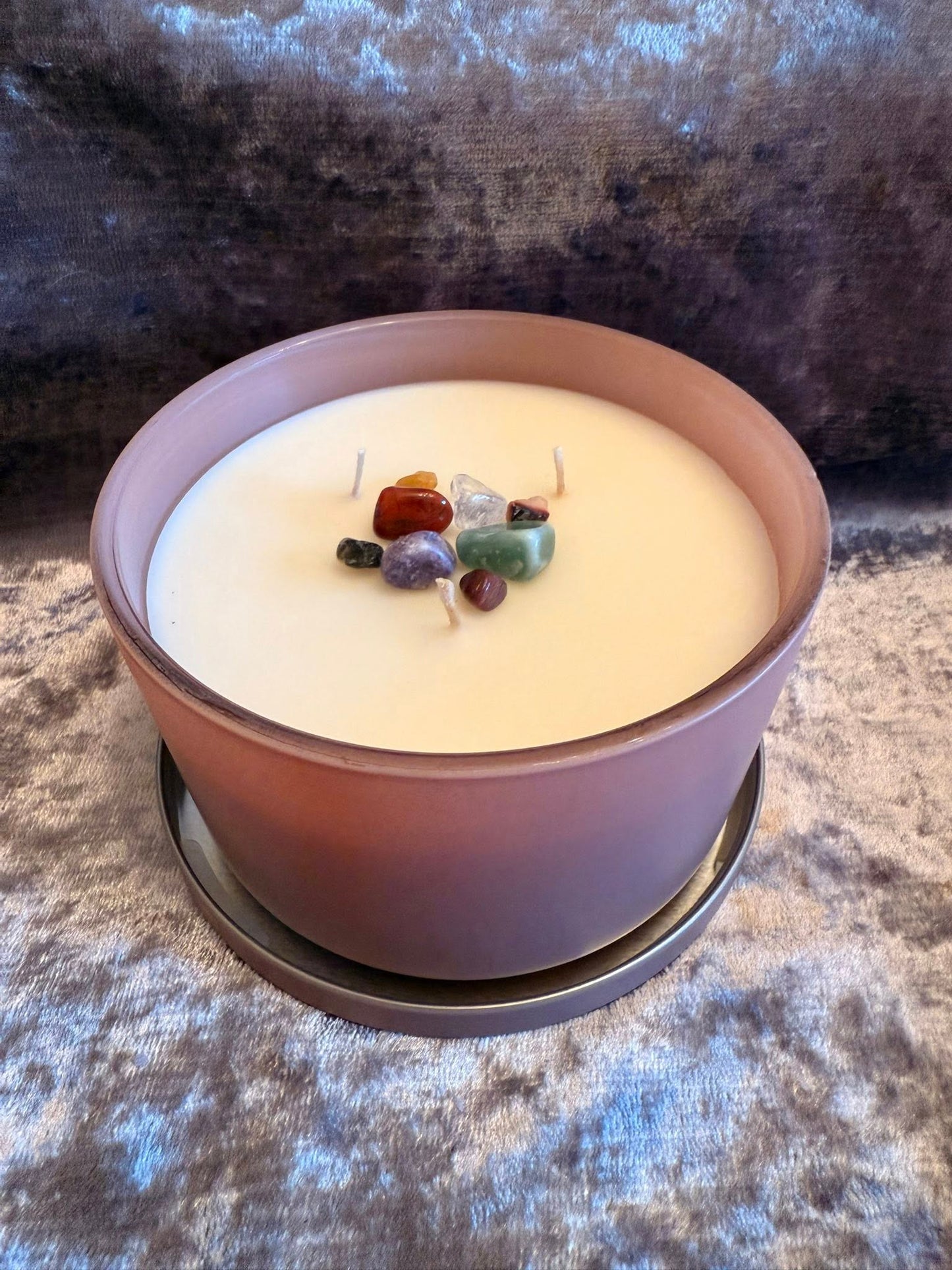 Elevate Your Space with Soulful Treasures Crystal Candles 🕯💕