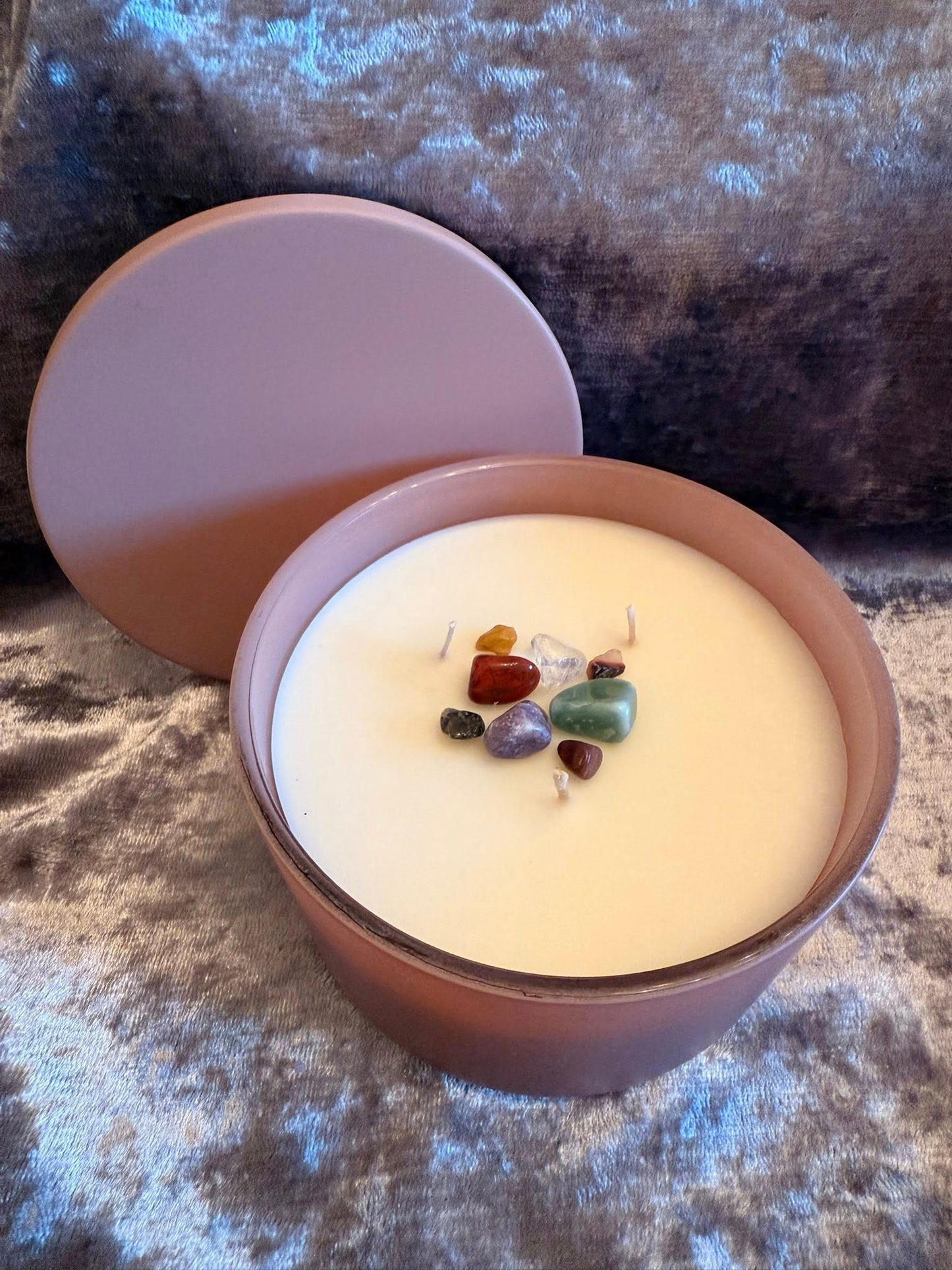 Elevate Your Space with Soulful Treasures Crystal Candles 🕯💕