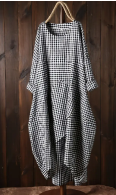 👠🏁Elegant and timeless black and white checkerboard dress 🏁👠