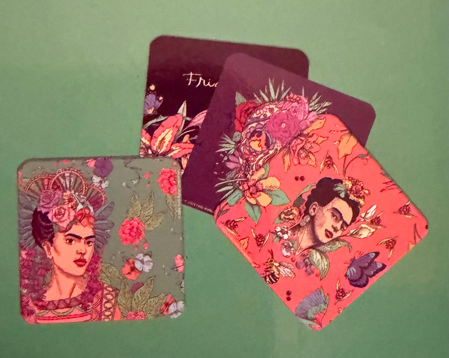 Ignite Your Creativity with the Frida Kahlo Coaster Set