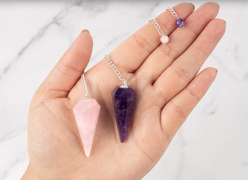 💎 Harness Earth's Energy: Hexagonal Healing Crystal Pendant 💎