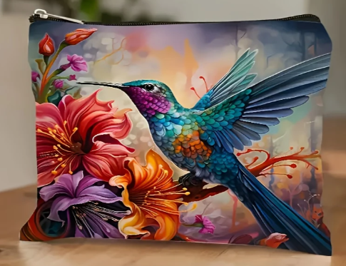 🌸 Hummingbird Wisdom Pouch – A Symbol of Joy, Lightness & Soulful Energy 🌸