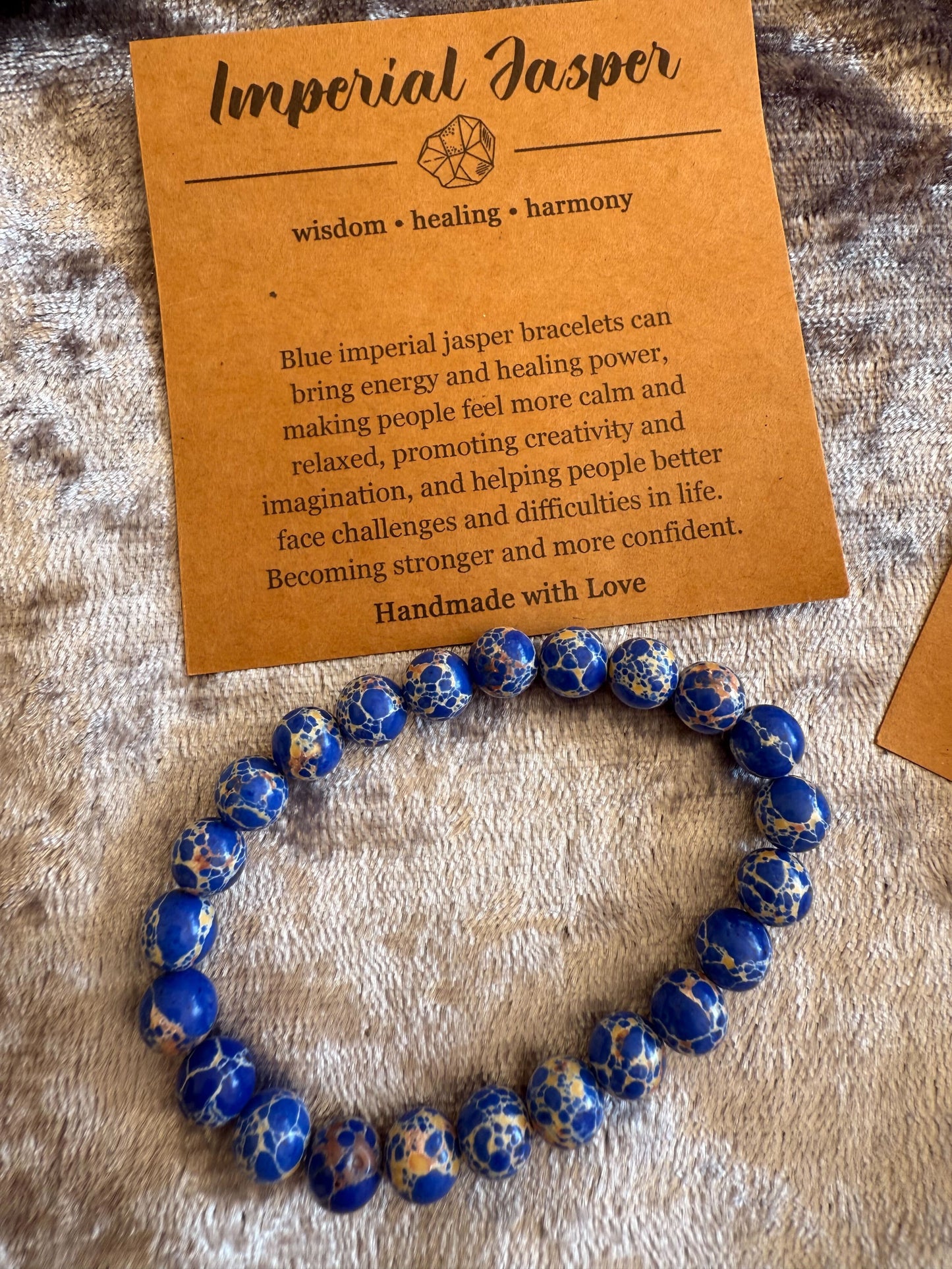 Blue Imperial Jasper Bracelet