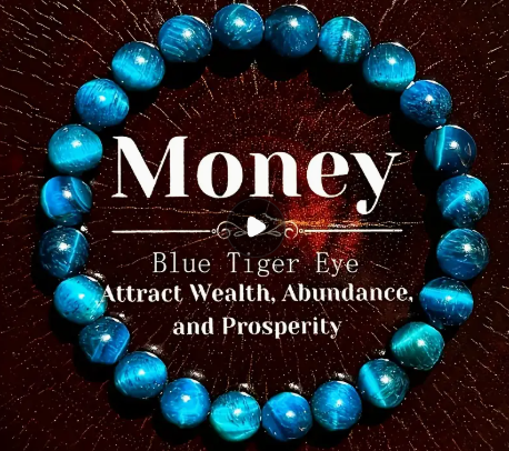 ✨ Natural Blue Tiger’s Eye Bracelet – Bohemian Style Jewelry ✨
