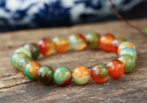 🦚Unveil Your Inner Radiance with the Peacock Agate Bracelet🦚