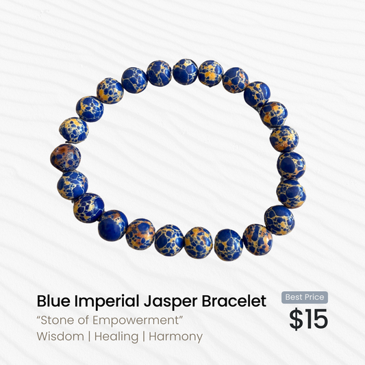 Blue Imperial Jasper Bracelet