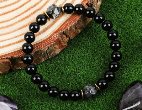 Embrace Powerful Protection and Clarity with our Black Obsidian bracelet ⚫
