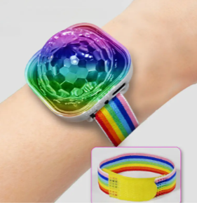 Light up the night! ✨ Wear your Blue Elf Wristband and let the colors shine at every party. 🎉