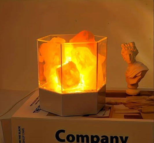✨ Himalayan Salt LED Night Light – Warm & Relaxing Ambience ✨