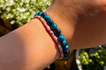 ✨ Natural Blue Tiger’s Eye Bracelet – Bohemian Style Jewelry ✨