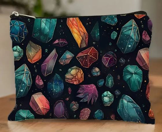 Celestial Crystal Makeup Bag