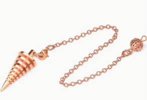 🔮✨1pc Metal Dowsing Pendulum, Screw Shuttle Reiki Pendulum Wicca Divination Men Amulet Trendy Jewelry. 🔮✨