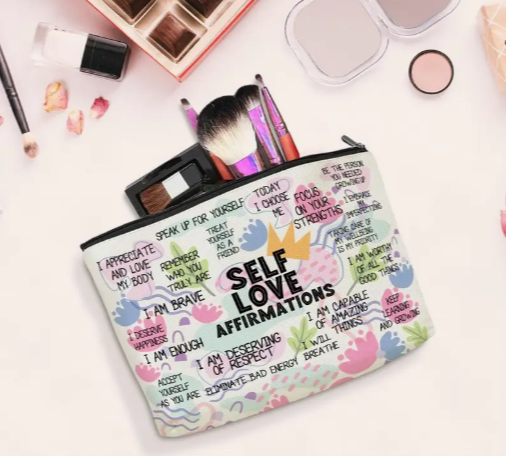 💖 Self-Love Affirmation Pouch – A Spiritual Companion for Daily Empowerment 💖