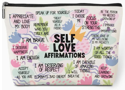 💖 Self-Love Affirmation Pouch – A Spiritual Companion for Daily Empowerment 💖