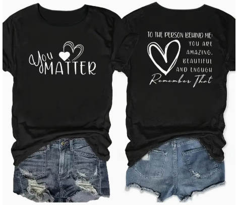 💗Spread positivity wherever you go with this inspiring t-shirt! 💗